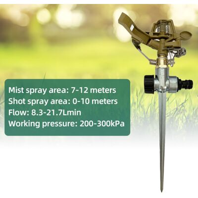 OEM Buse À Bascule Pour Pelouse Avec Goupille, Dépoussiérage D'Usine De Jardinage En Alliage De Zinc Tête D'Arrosage Rotative À 360 Degrés Type De Goupille D'Arrosage Au Sol-crezuo - Publicité OEM Buse À Bascule Pour Pelouse Avec Goupille, Dépoussiérage D'Usine De Jardinage En Alliage De Zinc Tête D'Arrosage Rotative À 360 Degrés Type De Goupille D'Arrosage Au Sol-crezuo - Publicité