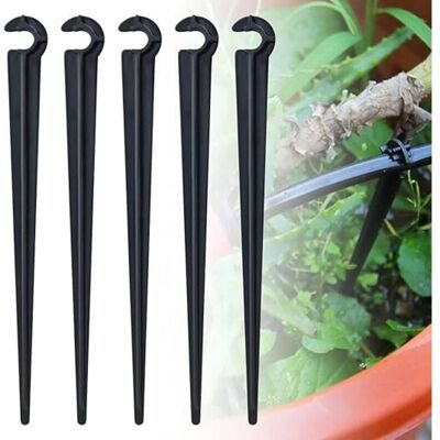 FANGMEDIA 100 Pcs Support Tuyau Arrosage En Pe Piquet De Fixation Au Sol Porte Tuyau Arrosage De Φ De 7mm Accroche Tuyau Arrosage Piquet Goutte À Goutte Crochet Pour Tuyau Arrosage Irrigation Jardin - Publicité FANGMEDIA 100 Pcs Support Tuyau Arrosage En Pe Piquet De Fixation Au Sol Porte Tuyau Arrosage De Φ De 7mm Accroche Tuyau Arrosage Piquet Goutte À Goutte Crochet Pour Tuyau Arrosage Irrigation Jardin - Publicité