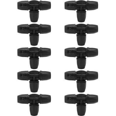 PELTOR Jeffergarden Lot De 10 Raccords En T Barbelés 8/11 Avec Verrouillage Pour Tuyau D'Arrosage Goutte À Goutte - Publicité PELTOR Jeffergarden Lot De 10 Raccords En T Barbelés 8/11 Avec Verrouillage Pour Tuyau D'Arrosage Goutte À Goutte - Publicité