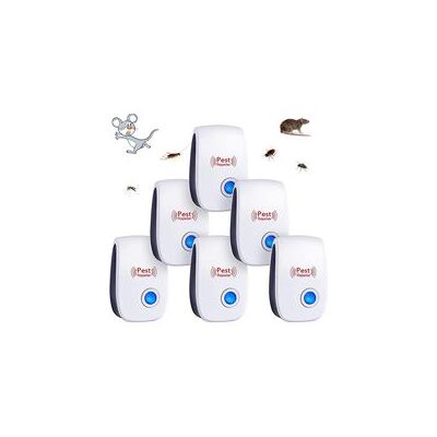 OEM Lot De 6 Répulsifs À Ultrasons Pour Insectes Nuisibles, Usage Intérieur, Tue-moustiques, Souris, Cafards, Rongeurs, Fourmis, Araignées Et Autres Insectes. Publicité OEM Lot De 6 Répulsifs À Ultrasons Pour Insectes Nuisibles, Usage Intérieur, Tue-moustiques, Souris, Cafards, Rongeurs, Fourmis, Araignées Et Autres Insectes. Publicité