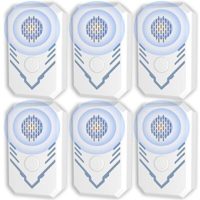 OEM Ultrason Pour Souris Et Rats 6 Pièces, Anti Moustique Ultrason, Repulsif Ultrason, Appareil Ultrason Pour Nuisible, Antiparasitaire Répulsif Pour Moustiques 8.5x5.5x4.5cm - Publicité OEM Ultrason Pour Souris Et Rats 6 Pièces, Anti Moustique Ultrason, Repulsif Ultrason, Appareil Ultrason Pour Nuisible, Antiparasitaire Répulsif Pour Moustiques 8.5x5.5x4.5cm - Publicité