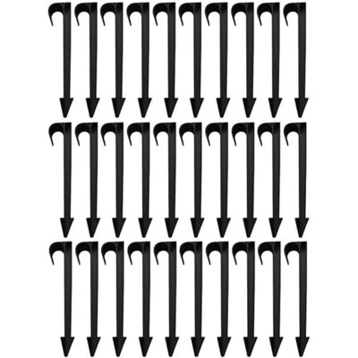 OEM 30 Pièces Piquets D'Irrigation Goutte À Goutte Piquets De Support D'Irrigation Goutte À Goutte Piquets De Fixation Au Sol,noir,11.2cm - Publicité OEM 30 Pièces Piquets D'Irrigation Goutte À Goutte Piquets De Support D'Irrigation Goutte À Goutte Piquets De Fixation Au Sol,noir,11.2cm - Publicité