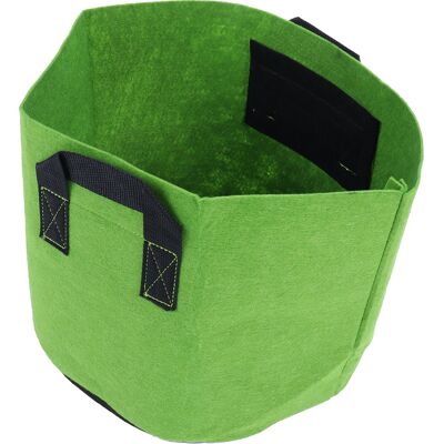 MCKENSA Sac De Culture Pour Plantes De Jardin, Pot De Plantation Non Tissé Pour Légumes Et Fleurs Avec Poignées, Vert Et Noir, 7 Gallons (26,5 Litres). Publicité MCKENSA Sac De Culture Pour Plantes De Jardin, Pot De Plantation Non Tissé Pour Légumes Et Fleurs Avec Poignées, Vert Et Noir, 7 Gallons (26,5 Litres). Publicité
