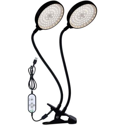 PELTOR Led Elevent La Lumiere A Spectre Complet Lumiere Blanche 4/8/12h Minuterie 5 Luminosite Leves Clip Plante Lumiere Croissante Pour Les Semis De Plantes D'Interieur Sunlike Reglable Col De Cygne Plante - Publicité PELTOR Led Elevent La Lumiere A Spectre Complet Lumiere Blanche 4/8/12h Minuterie 5 Luminosite Leves Clip Plante Lumiere Croissante Pour Les Semis De Plantes D'Interieur Sunlike Reglable Col De Cygne Plante - Publicité
