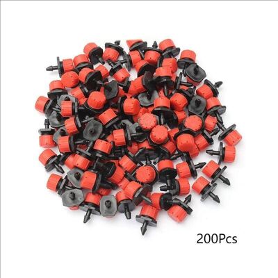 Melissa 200 Pcs Irrigation Goutte À Goutte, Buses De Pulvérisation Réglables Pour Système D'Irrigation Goutte À Goutte Pour Pelouse, Jardin, Jardin D'Herbes Aromatiques Et Plus Encore - Publicité Melissa 200 Pcs Irrigation Goutte À Goutte, Buses De Pulvérisation Réglables Pour Système D'Irrigation Goutte À Goutte Pour Pelouse, Jardin, Jardin D'Herbes Aromatiques Et Plus Encore - Publicité
