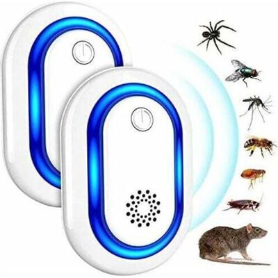 BUNTHAUS Pair Répulsif Ultrasons, Ultrason Souris, Anti Rongeurs Insectes Anti Moustiques, Occasions Polyvalentes Anti Rats, Fourmis, Cafards, Insectes Nuisibles Rongeurs, 100% Sûr Pour Les Humains Et Les Anim - Publicité BUNTHAUS Pair Répulsif Ultrasons, Ultrason Souris, Anti Rongeurs Insectes Anti Moustiques, Occasions Polyvalentes Anti Rats, Fourmis, Cafards, Insectes Nuisibles Rongeurs, 100% Sûr Pour Les Humains Et Les Anim - Publicité