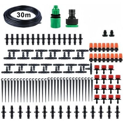 SANS MARQUE Kit D'Arrosage De Système D'Irrigation De Jardin De Buse D'Arrosage Automatique De Micro-goutte, Système D'Irrigation Goutte À Goutte Automatique, 30 Mètres - Publicité SANS MARQUE Kit D'Arrosage De Système D'Irrigation De Jardin De Buse D'Arrosage Automatique De Micro-goutte, Système D'Irrigation Goutte À Goutte Automatique, 30 Mètres - Publicité