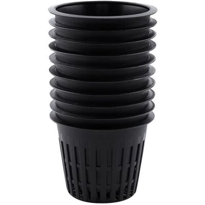 OEM Pots De Pépinière - Hb044 - 10 Pièces - Plastique Léger - Hydroponique - Forte Respirabilité - Publicité OEM Pots De Pépinière - Hb044 - 10 Pièces - Plastique Léger - Hydroponique - Forte Respirabilité - Publicité