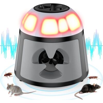OEM Répulsif À Ultrasons Pour Souris Et Rats, 360°, Avec Lumière Led, Appareil À Ultrasons Pour Rongeurs Nuisibles, Répulsif D'Intérieur Enfichable, Anti Pour Jardin - Publicité OEM Répulsif À Ultrasons Pour Souris Et Rats, 360°, Avec Lumière Led, Appareil À Ultrasons Pour Rongeurs Nuisibles, Répulsif D'Intérieur Enfichable, Anti Pour Jardin - Publicité