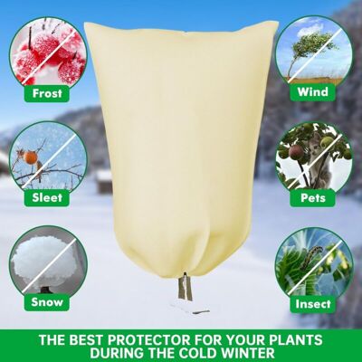 PELTOR Housse Protection Gel Plantes Extérieur 200x240cm Tissu Anti Froid Lot 2 Fermeture Éclair Cordon Serrage Hiver - Publicité PELTOR Housse Protection Gel Plantes Extérieur 200x240cm Tissu Anti Froid Lot 2 Fermeture Éclair Cordon Serrage Hiver - Publicité