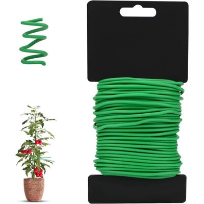 Vision Liens De Jardinage Pour Plantes, 3.5mm20m Attache Plantes Souple,fil De Serrage Pour Jardin, Liens Pour Plantes, Fleurs, Légumes Et Vignobles (vert) - Publicité Vision Liens De Jardinage Pour Plantes, 3.5mm20m Attache Plantes Souple,fil De Serrage Pour Jardin, Liens Pour Plantes, Fleurs, Légumes Et Vignobles (vert) - Publicité