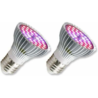 BRINSEA Ampoule Horticole E27 Led Pour Plantes, 30w E27 Avec 40led Lampe Plante À Spectre Complet, Ac 85-265v, Lampe The Croissance Et Fleurs Intérieur Pour Jardin/culture Hydroponique/aquarium, Lot De 2 - Publicité BRINSEA Ampoule Horticole E27 Led Pour Plantes, 30w E27 Avec 40led Lampe Plante À Spectre Complet, Ac 85-265v, Lampe The Croissance Et Fleurs Intérieur Pour Jardin/culture Hydroponique/aquarium, Lot De 2 - Publicité
