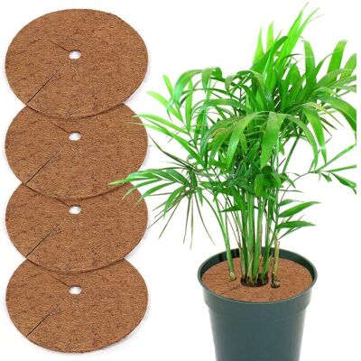 MOXIE 5pcs Protection Pour Plantes En Pot, Protection Contre Les Mauvaises Herbes En Fibre De Coco,20cm - Publicité MOXIE 5pcs Protection Pour Plantes En Pot, Protection Contre Les Mauvaises Herbes En Fibre De Coco,20cm - Publicité