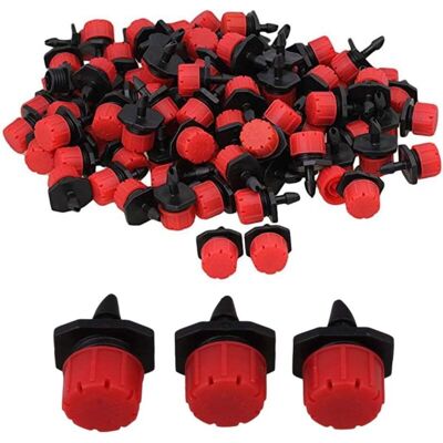 Melissa 100pcs Goutteur Irrigation Réglable Goutte À Goutte Système D'Arrosage Automatique Tuyau Egouttement Micro Gicleurs Émetteur Drippers Pour Plante Serre Diy Jardin - Publicité Melissa 100pcs Goutteur Irrigation Réglable Goutte À Goutte Système D'Arrosage Automatique Tuyau Egouttement Micro Gicleurs Émetteur Drippers Pour Plante Serre Diy Jardin - Publicité
