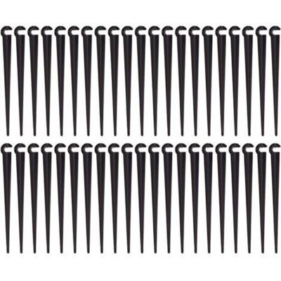 ENLENK Piquets De Support De Tuyau D'Irrigation Support Piquet De Tube Irrigation Goutte À Goutte Plastique Outil De Jardinage,paquet De 100 - Publicité ENLENK Piquets De Support De Tuyau D'Irrigation Support Piquet De Tube Irrigation Goutte À Goutte Plastique Outil De Jardinage,paquet De 100 - Publicité