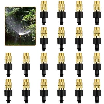 Melissa Buse De Pulvérisation En Laiton 20 Pcs Pulvérisateur D'Arrosage En Laiton Ajustable Buse Tête D'Arrosage Arroseurs Atomiseurs Pour L'Irrigation De L'Arrosage Des Jardins - Publicité Melissa Buse De Pulvérisation En Laiton 20 Pcs Pulvérisateur D'Arrosage En Laiton Ajustable Buse Tête D'Arrosage Arroseurs Atomiseurs Pour L'Irrigation De L'Arrosage Des Jardins - Publicité
