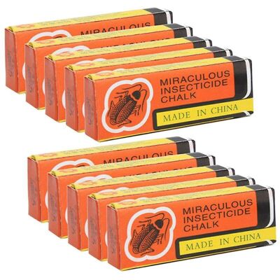 OEM Répulsif Pour Insectes Et Animaux Paquet De 10 Répulsifs Anti-cafards À La Craie Magique Sans Poussière Contre Les Cafards Et Les Fourmis-crezuo - Publicité OEM Répulsif Pour Insectes Et Animaux Paquet De 10 Répulsifs Anti-cafards À La Craie Magique Sans Poussière Contre Les Cafards Et Les Fourmis-crezuo - Publicité