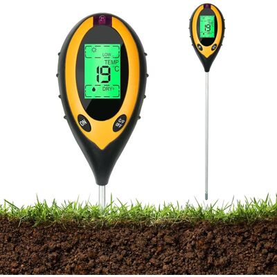 OEM Ph-mètre Adapté Au Sol, Test De Sol 4 En 1, Mesurant Le Ph, L'Humidité, La Température Et La Luminosité. Idéal Pour Le Jardinage, La Pelouse, La Ferme, Le Potager Et Les Plantes D'Extérieur. Publicité OEM Ph-mètre Adapté Au Sol, Test De Sol 4 En 1, Mesurant Le Ph, L'Humidité, La Température Et La Luminosité. Idéal Pour Le Jardinage, La Pelouse, La Ferme, Le Potager Et Les Plantes D'Extérieur. Publicité