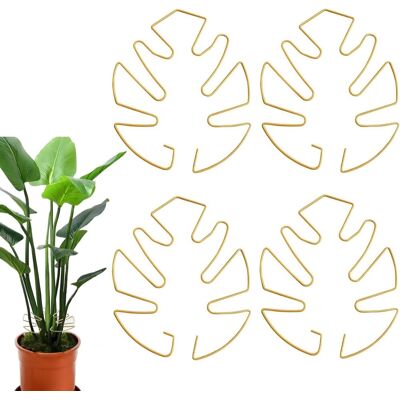 Generic 4 Pièces Support Métallique Doré Pour Plantes Grimpantes Pour Plantes Grimpantes Monstera Pour Fleurs - Publicité Generic 4 Pièces Support Métallique Doré Pour Plantes Grimpantes Pour Plantes Grimpantes Monstera Pour Fleurs - Publicité