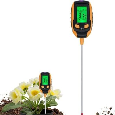 SCORPIO Testeur De Sol 4 En 1 Avec Ph/température/humidité/lumière Pour Jardinage, Pelouse, Agriculture Et Plantes D'Extérieur - Publicité SCORPIO Testeur De Sol 4 En 1 Avec Ph/température/humidité/lumière Pour Jardinage, Pelouse, Agriculture Et Plantes D'Extérieur - Publicité