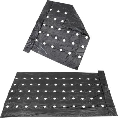 JALLERIA Lot De 2 Films De Paillage En Pe Noir Perforé 0.95x10 M Film D'Isolation Thermique Pour Cultures Agricoles Paillis Respirant Pour Sol Évaporation Eau Protection Végétale - Publicité JALLERIA Lot De 2 Films De Paillage En Pe Noir Perforé 0.95x10 M Film D'Isolation Thermique Pour Cultures Agricoles Paillis Respirant Pour Sol Évaporation Eau Protection Végétale - Publicité