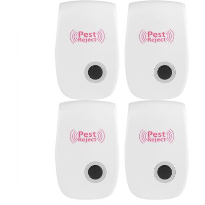 MCKENSA Lot De 4 Répulsifs Électroniques Ultrasoniques Pour Moustiques, Cafards Et Rats D'Intérieur (prise Ue). Publicité MCKENSA Lot De 4 Répulsifs Électroniques Ultrasoniques Pour Moustiques, Cafards Et Rats D'Intérieur (prise Ue). Publicité