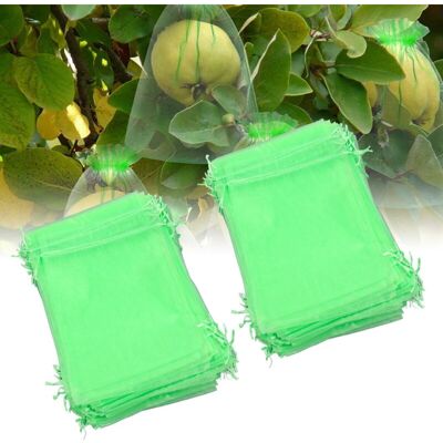 Melissa 100 Sacs Filets De Protection Pour Fruits – Réutilisables, Barrière En Maille Verte Pour Plantes, Fleurs Et Arbres Fruitiers, 7 X 9 Cm,de Debuns - Publicité Melissa 100 Sacs Filets De Protection Pour Fruits – Réutilisables, Barrière En Maille Verte Pour Plantes, Fleurs Et Arbres Fruitiers, 7 X 9 Cm,de Debuns - Publicité