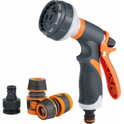 Scotch Aiperq Pistolet Arrosage, Pistolet D'Arrosage Pistolet Arrosoir Jardin Embout Tuyau D'Arrosage Pour Arroser Les Plantes Ou Les Pelouses, Nettoyer Les Animaux Domestiques, Nettoyer Les Fenêtres - Publicité Scotch Aiperq Pistolet Arrosage, Pistolet D'Arrosage Pistolet Arrosoir Jardin Embout Tuyau D'Arrosage Pour Arroser Les Plantes Ou Les Pelouses, Nettoyer Les Animaux Domestiques, Nettoyer Les Fenêtres - Publicité