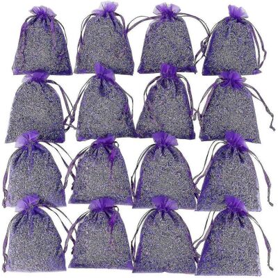 LISATR Sachets Remplis De Lavande Parfumée 100 % Naturelle, Répulsif Contre Les Insectes Et Les Mites (16 Pièces) - Publicité LISATR Sachets Remplis De Lavande Parfumée 100 % Naturelle, Répulsif Contre Les Insectes Et Les Mites (16 Pièces) - Publicité