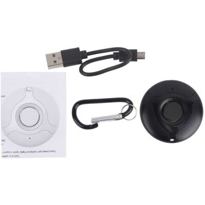 Bunthaus Nouveau Désinsectiseur Électronique Portable Usb Rechargeable Anti-moustiques Ultrasons Repousseur De Rats Et Insectes Pour Jardin Avec Batterie Incluse Noir - Publicité Bunthaus Nouveau Désinsectiseur Électronique Portable Usb Rechargeable Anti-moustiques Ultrasons Repousseur De Rats Et Insectes Pour Jardin Avec Batterie Incluse Noir - Publicité