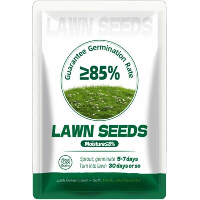 OEM 500 G De Graines De Gazon — Graines D'Herbe Persistantes, Résistantes Au Froid Et À La Sécheresse, Pour La Stabilisation Des Pentes Et Les Cours. Publicité OEM 500 G De Graines De Gazon — Graines D'Herbe Persistantes, Résistantes Au Froid Et À La Sécheresse, Pour La Stabilisation Des Pentes Et Les Cours. Publicité