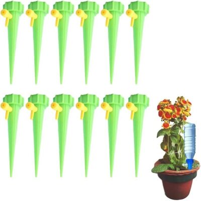 Scotch Système D'Irrigation Goutte À Goutte Automatique, Pointe D'Arrosage Automatique Pour Plantes À Fleurs, Serre, Jardin, Dispositif Goutteur D'Eau Automatique Réglable (vert - 12 Pièces) - Publicité Scotch Système D'Irrigation Goutte À Goutte Automatique, Pointe D'Arrosage Automatique Pour Plantes À Fleurs, Serre, Jardin, Dispositif Goutteur D'Eau Automatique Réglable (vert - 12 Pièces) - Publicité