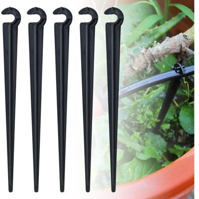 OEM 100 Pcs Support Tuyau Arrosage En Pe Piquet De Fixation Au Sol Porte Tuyau Arrosage De Φ De 7mm Accroche Tuyau Arrosage Piquet Goutte À Goutte Crochet Pour Tuyau Arrosage Irrigation Jardin - Publicité OEM 100 Pcs Support Tuyau Arrosage En Pe Piquet De Fixation Au Sol Porte Tuyau Arrosage De Φ De 7mm Accroche Tuyau Arrosage Piquet Goutte À Goutte Crochet Pour Tuyau Arrosage Irrigation Jardin - Publicité