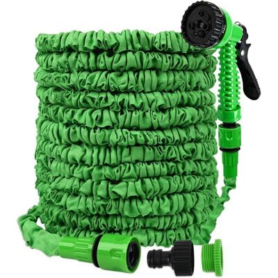 Melissa Tuyau Arrosage Extensible 30m, Flexible Avec Pistolet 7 Fonctions, Pour Jardin Et Voiture - Publicité Melissa Tuyau Arrosage Extensible 30m, Flexible Avec Pistolet 7 Fonctions, Pour Jardin Et Voiture - Publicité
