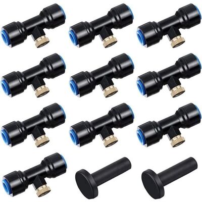 OEM Système D'Irrigation Système De Brumisateur Extérieur Kit,buse De Pulvérisation En Laiton Pour Jardin,atomiseur Buse,avec 10 Buses Pour Jardin Terrasse Patio Bricolage - Publicité OEM Système D'Irrigation Système De Brumisateur Extérieur Kit,buse De Pulvérisation En Laiton Pour Jardin,atomiseur Buse,avec 10 Buses Pour Jardin Terrasse Patio Bricolage - Publicité