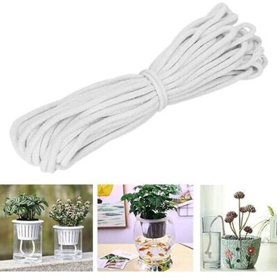 PELTOR Système D'Irrigation Automatique Pour Plantes, 20m Corde De Mèche Forte Absorption D'Eau Mèche À Arrosage Automatique Pour Jardins, Paniers, Pots, Plantes - Publicité PELTOR Système D'Irrigation Automatique Pour Plantes, 20m Corde De Mèche Forte Absorption D'Eau Mèche À Arrosage Automatique Pour Jardins, Paniers, Pots, Plantes - Publicité