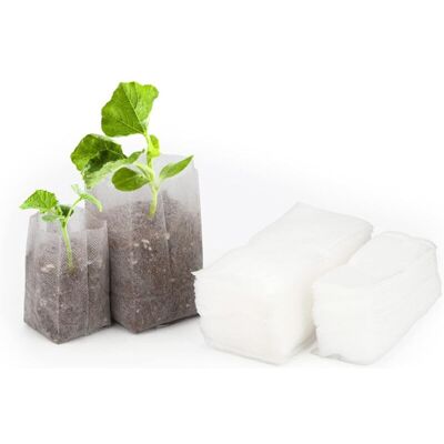 Melissa Lot De 200 Sacs Biodégradables Tissu Non Tissé Pour Plantes Semis Sacs De Croissance D'Élevage (14 X 16 Cm + 10 X 12 Cm) - Publicité Melissa Lot De 200 Sacs Biodégradables Tissu Non Tissé Pour Plantes Semis Sacs De Croissance D'Élevage (14 X 16 Cm + 10 X 12 Cm) - Publicité