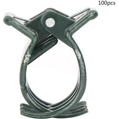 PELTOR Jeffergarden 100 Pinces De Fixation En Plastique Pour Plantes De Jardin, Supports Pour Tiges D'Orchidées - Publicité PELTOR Jeffergarden 100 Pinces De Fixation En Plastique Pour Plantes De Jardin, Supports Pour Tiges D'Orchidées - Publicité