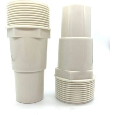 ENLENK Adaptateur De Tuyau De Pompe De Filtre De Piscine 1 1/4"-1 1/2" Filetage 1.5" Connecteur De Raccord Pvc 417-6060 (lot De 2) - Publicité ENLENK Adaptateur De Tuyau De Pompe De Filtre De Piscine 1 1/4"-1 1/2" Filetage 1.5" Connecteur De Raccord Pvc 417-6060 (lot De 2) - Publicité