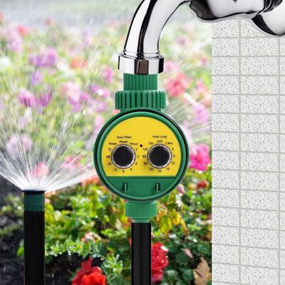 PELTOR Minuteur D'Arrosage Automatique Numérique - Programmable Avec Cycles Multiples Pour Jardin, Pelouse Et Plantes D'Intérieur Extérieur, Pile Non Incluse - Publicité PELTOR Minuteur D'Arrosage Automatique Numérique - Programmable Avec Cycles Multiples Pour Jardin, Pelouse Et Plantes D'Intérieur Extérieur, Pile Non Incluse - Publicité