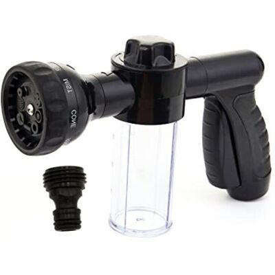 BRINSEA Pistolet À Mousse Pour Lavage De Voiture, Buse De Tuyau D'Arrosage Haute Pression, Pulvérisateur De Mousse Avec 8 Modes D'Arrosage Réglables, Pour Véhicules, Plantes, Pelouses Et Terrasses. Publicité BRINSEA Pistolet À Mousse Pour Lavage De Voiture, Buse De Tuyau D'Arrosage Haute Pression, Pulvérisateur De Mousse Avec 8 Modes D'Arrosage Réglables, Pour Véhicules, Plantes, Pelouses Et Terrasses. Publicité