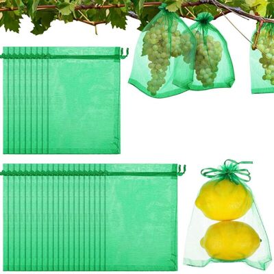 Melissa 100 Sacs Filets De Protection Pour Fruits – Réutilisables, Barrière En Maille Verte Pour Plantes, Fleurs Et Arbres Fruitiers, 20 X 30 Cm,de Debuns - Publicité Melissa 100 Sacs Filets De Protection Pour Fruits – Réutilisables, Barrière En Maille Verte Pour Plantes, Fleurs Et Arbres Fruitiers, 20 X 30 Cm,de Debuns - Publicité