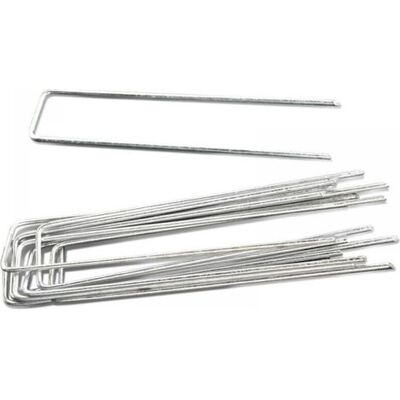 Bunthaus 10pcs 10cm Support De Paillis Pour Tuyau D'Irrigation Goutte À Goutte En Forme De U, En Tissu Résistant À L'Herbe - Publicité Bunthaus 10pcs 10cm Support De Paillis Pour Tuyau D'Irrigation Goutte À Goutte En Forme De U, En Tissu Résistant À L'Herbe - Publicité