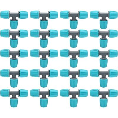 OEM 20pcs Raccords En T Barbelé, 16mm Raccords De Tuyau Barbelé Raccords Irrigation Goutte À Goutte Connecteurs En T De Tube Adaptateur 3 Voies Joints De Tuyau Pour Jardin Cour Arrosage Des Plantes - Publicité OEM 20pcs Raccords En T Barbelé, 16mm Raccords De Tuyau Barbelé Raccords Irrigation Goutte À Goutte Connecteurs En T De Tube Adaptateur 3 Voies Joints De Tuyau Pour Jardin Cour Arrosage Des Plantes - Publicité