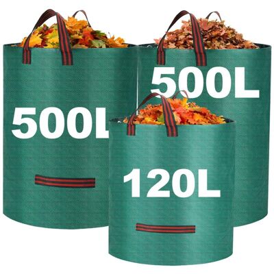 OEM Sacs À Déchets De Jardin Robustes Avec Poignées, Grands Sacs De Jardin Réutilisables Et Imperméables Pour Déchets De Jardin, Déchets De Plantes, Herbe Et Feuilles (500 Litres, 120 Litres)-dou - Publicité OEM Sacs À Déchets De Jardin Robustes Avec Poignées, Grands Sacs De Jardin Réutilisables Et Imperméables Pour Déchets De Jardin, Déchets De Plantes, Herbe Et Feuilles (500 Litres, 120 Litres)-dou - Publicité