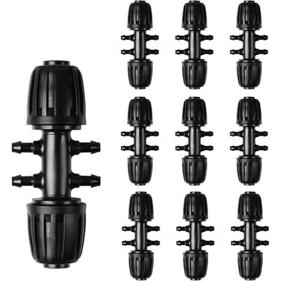 Melissa Connecteur De Tuyau D'Irrigation De Jardin, Connecteurs En T Barbelé Irrigation Goutte À Goutte Pour Tube D'Irrigation 1/2 Pouce À 1/4 Pouce Accessoires D'Arrosage 6 Voies, Noir - Publicité Melissa Connecteur De Tuyau D'Irrigation De Jardin, Connecteurs En T Barbelé Irrigation Goutte À Goutte Pour Tube D'Irrigation 1/2 Pouce À 1/4 Pouce Accessoires D'Arrosage 6 Voies, Noir - Publicité