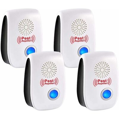 Lot De 4 Répulsifs Ultrasoniques Anti-rongeurs Et Insectes, Prise Électrique – Delkevic - Publicité Lot De 4 Répulsifs Ultrasoniques Anti-rongeurs Et Insectes, Prise Électrique – Delkevic - Publicité