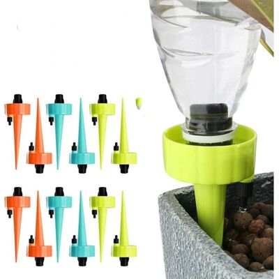 Melissa 12 Pcs Réglable Irrigation Arrosage Goutte À Goutte Kits D'Arrosage Automatiques Goutte À Goutte Arrosage Plante Vacances Avec Valve De Contrôle Pour Jardin Maison Intérieur Extérieur - Publicité Melissa 12 Pcs Réglable Irrigation Arrosage Goutte À Goutte Kits D'Arrosage Automatiques Goutte À Goutte Arrosage Plante Vacances Avec Valve De Contrôle Pour Jardin Maison Intérieur Extérieur - Publicité