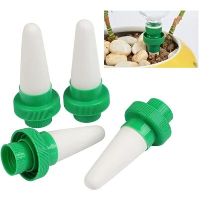 Scotch Aiperq Timesetl 4er Automatique Plante D'Irrigation D'Eau Distributeur Cône En Céramique Tête Plante Verseur Goutte À Goutte D'Irrigation Pour Jardin, Plante D'Intérieur, Fleurs - Publicité Scotch Aiperq Timesetl 4er Automatique Plante D'Irrigation D'Eau Distributeur Cône En Céramique Tête Plante Verseur Goutte À Goutte D'Irrigation Pour Jardin, Plante D'Intérieur, Fleurs - Publicité
