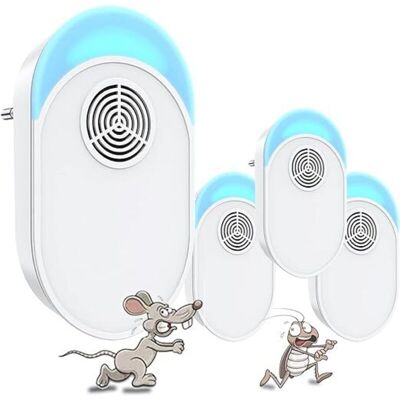OEM Anti Moustique Ultrason Prise, Ultrason Souris Mouche 4 Paquets, Appareil Repulsif Souris Efficace Pour Repousser Les Rats, Les Araignées, Les Moustiques, Les Souris, Les Cafards Bla-crezuo - Publicité OEM Anti Moustique Ultrason Prise, Ultrason Souris Mouche 4 Paquets, Appareil Repulsif Souris Efficace Pour Repousser Les Rats, Les Araignées, Les Moustiques, Les Souris, Les Cafards Bla-crezuo - Publicité